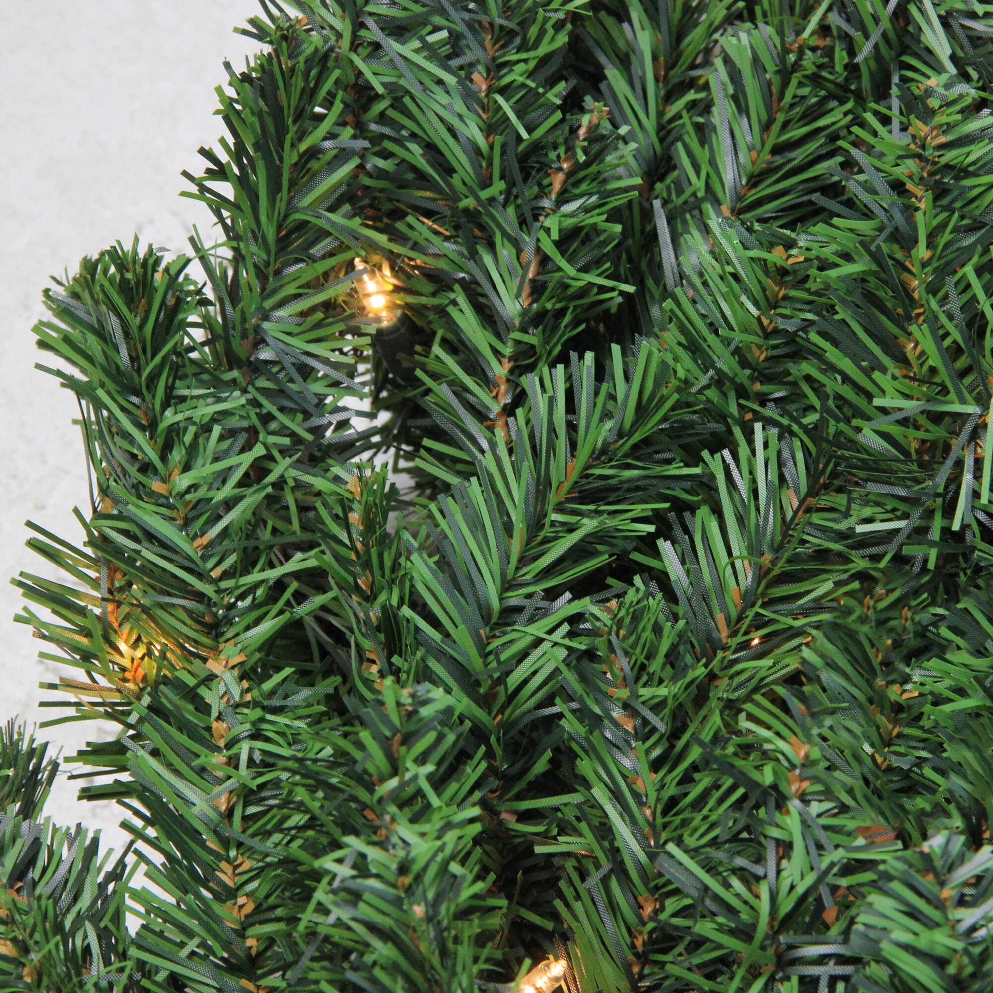 5ft. Pre-Lit Commercial Canadian Pine Artificial Christmas Wreath